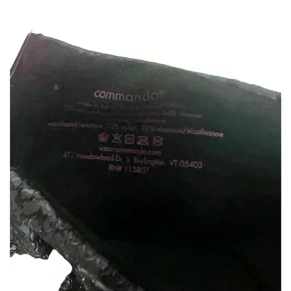 Commando Reptile Embossed Faux Leather Leggings In Gray Snake Skin Size Small - Picture 3 of 7